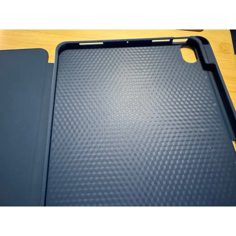 iPad Case with Apple Pencil Slot Navy Blue